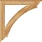 Ekena Millwork Thorton Traditional Rough Sawn Bracket, Western Red Cedar, 4"W x 36"D x 36"H BKT04X36X36THR01RWR - alternate 2